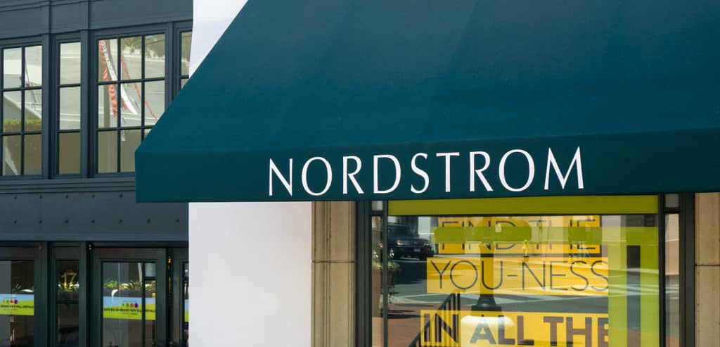 E-commerce for Nordstrom accounts for 19% of total sales