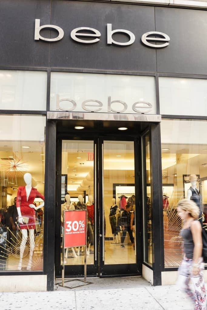Bebe will close its stores and become an online only brand