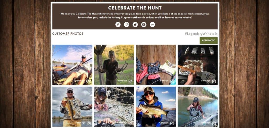 Legendary Whitetails boosts conversion with a social media integration