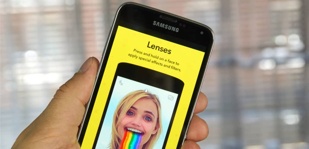 Snapchat generated 90 cents per user, on average, in Q1