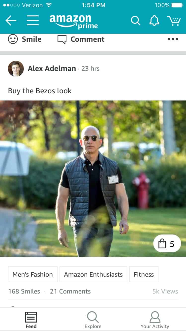 Bezos look