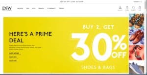 DSW Prime ad