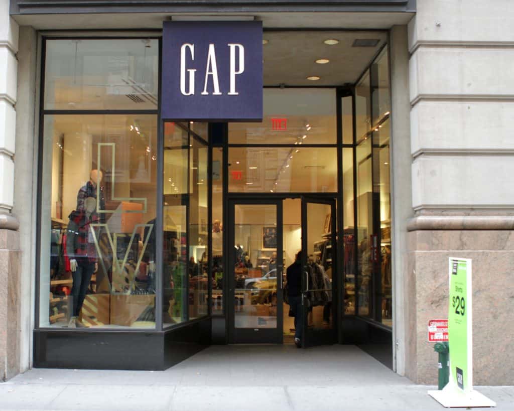 Gap will begin testing out buy online, pick up in store during the third quarter