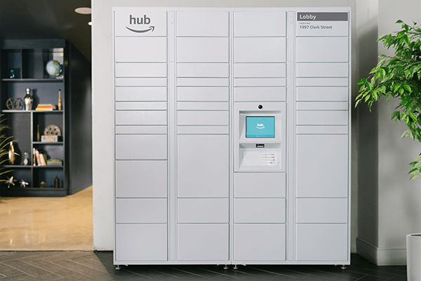 Package lockers put Amazon front and center with apartment dwellers