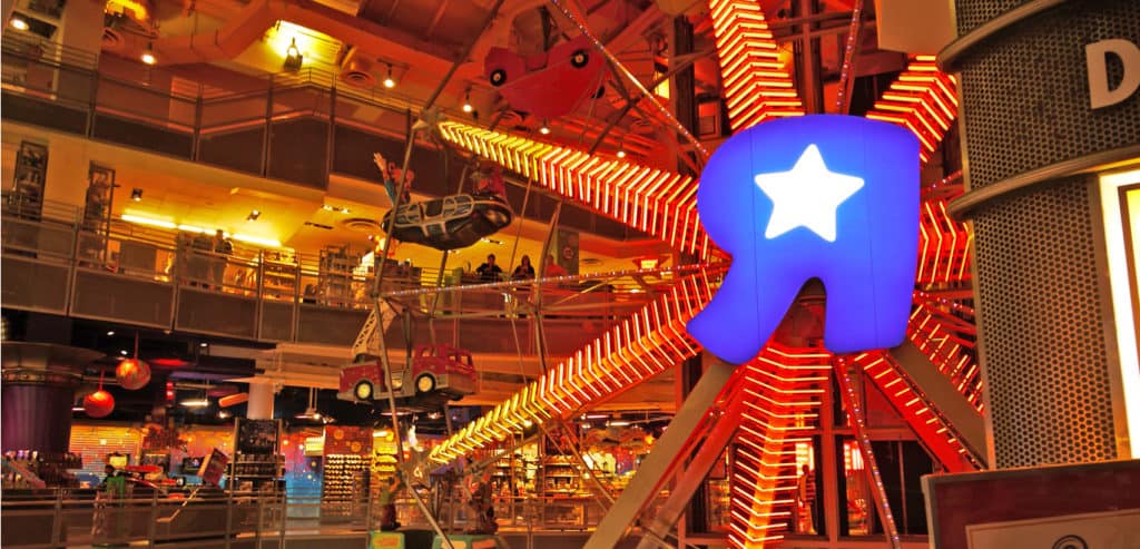A shrinking Toys R Us store count may make more room for rivals