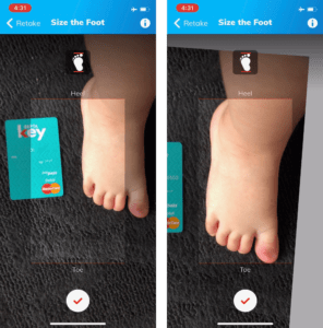 An app-only retailer aims to reduce children shoe returns