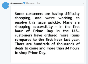 amazon prime day 2018 tweet