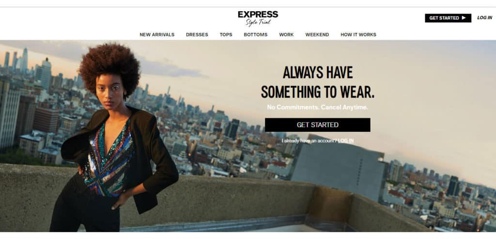Express launches an apparel rental subscription service