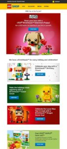 Lego UK email