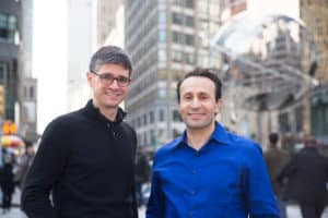 Mike Bryzek, co-founder and chief technology officer, left, and Rob Keve, co-founder and CEO, Flow