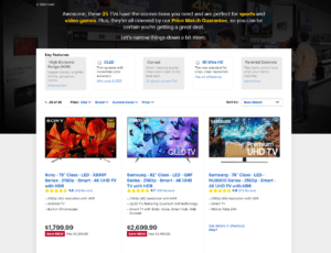 Best Buy recommendations engine