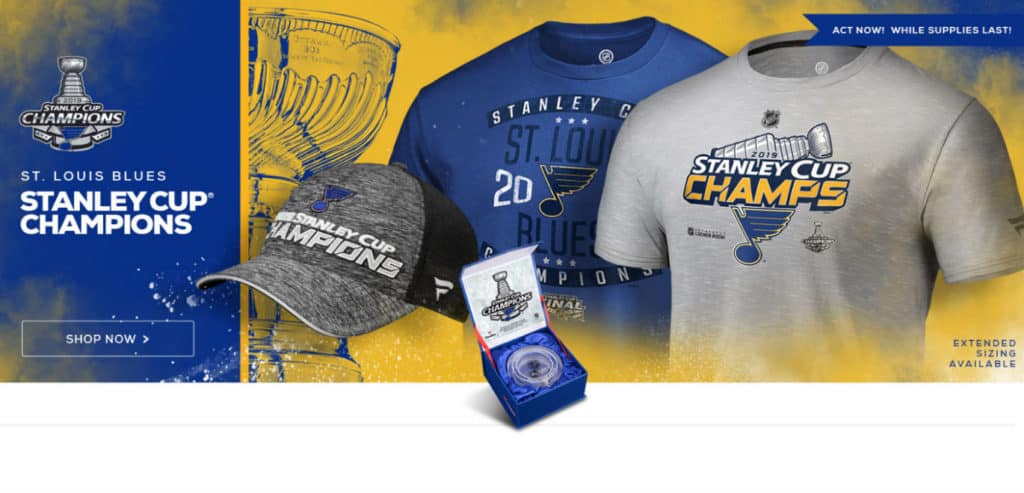 St. Louis Blues break NHL sales record after winning Stanley Cup