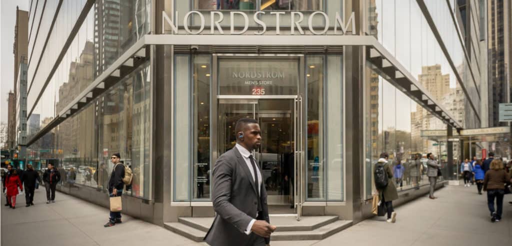 exterior of nordstrom store in nyc