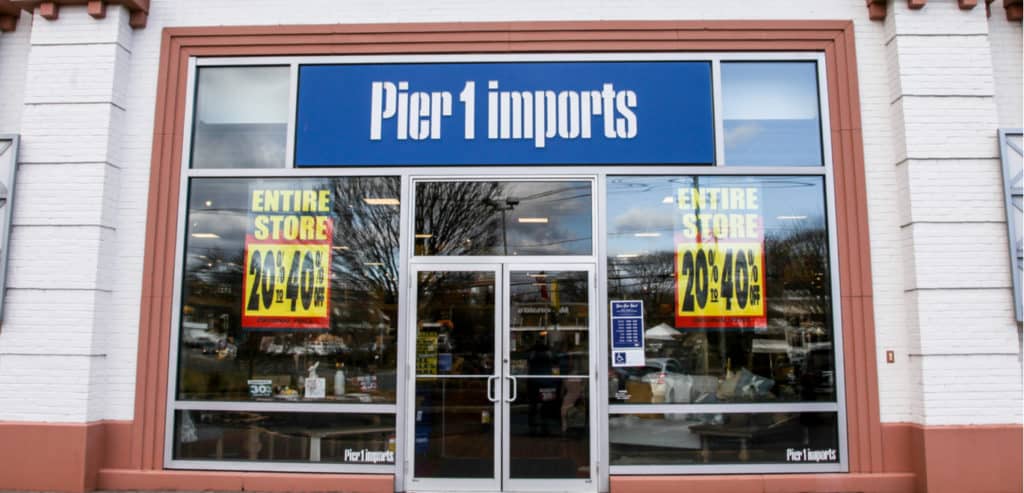 Pier 1 files for bankruptcy