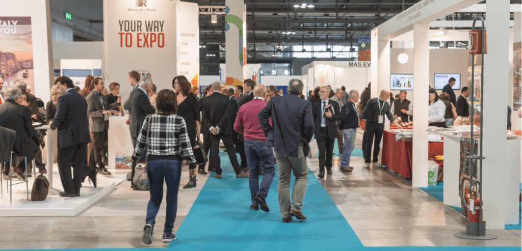 Bridging digital and physical trade show commerce