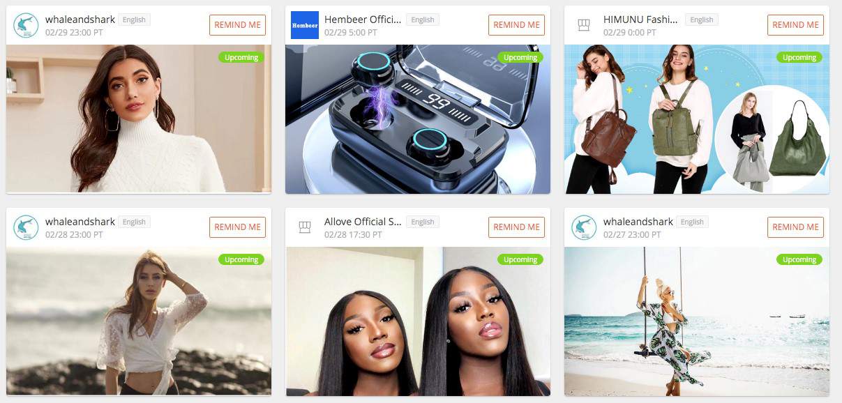 Aliexpress launched a livestreaming feature in Russia in 2017,