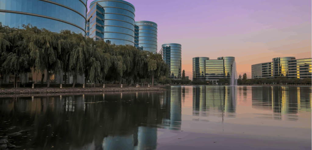 Oracle-hqs-campus-sunset