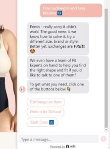 Shapermint worked to have its bot have the same tone as its brand.