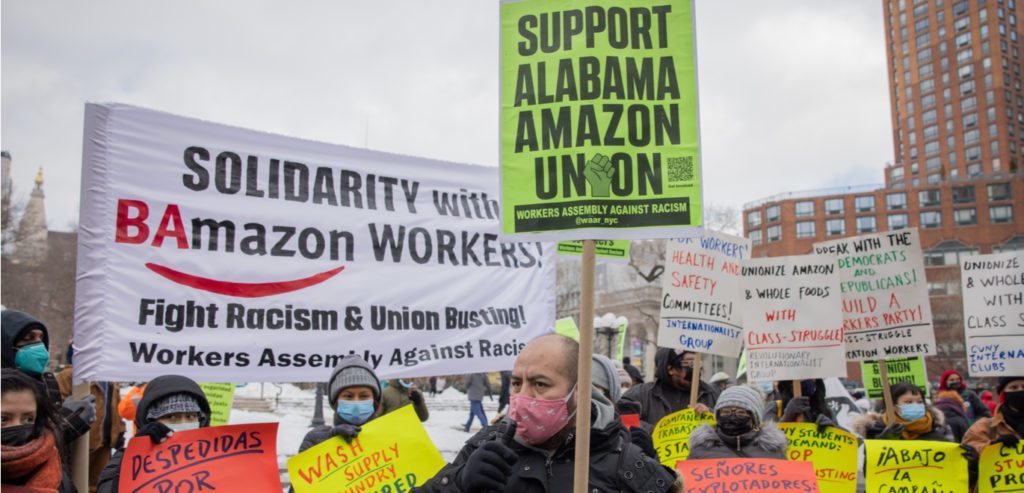 Amazon workers inspired by Alabama weigh union drives elsewhere