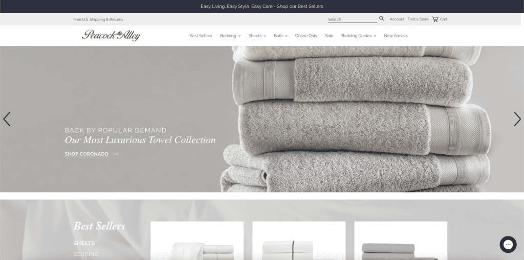 Consumer brand manufacturer Peacock Alley cut its site speed in half and its conversion rate doubled. Plus, Google now indexes 29% more page for the luxury linen brand.