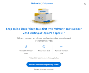 walmart early access