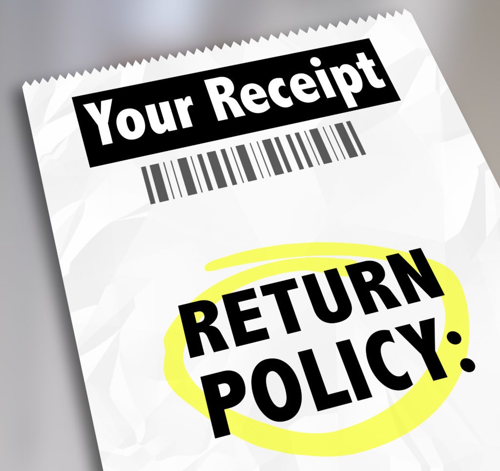 Return,Policy,Words,On,A,Store,Receipt,Or,Proof,Of