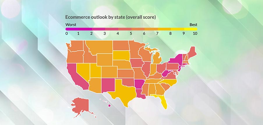 The best (and worst) states to conduct ecommerce