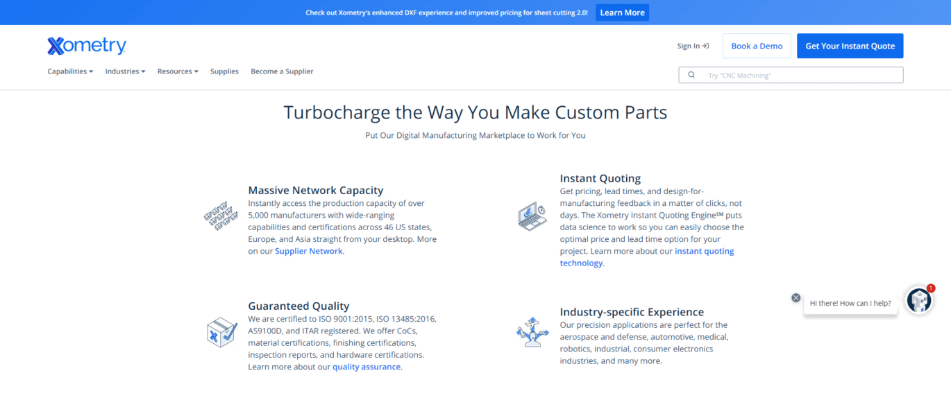 How Xometry uses data to match buyers with ondemand manufacturers