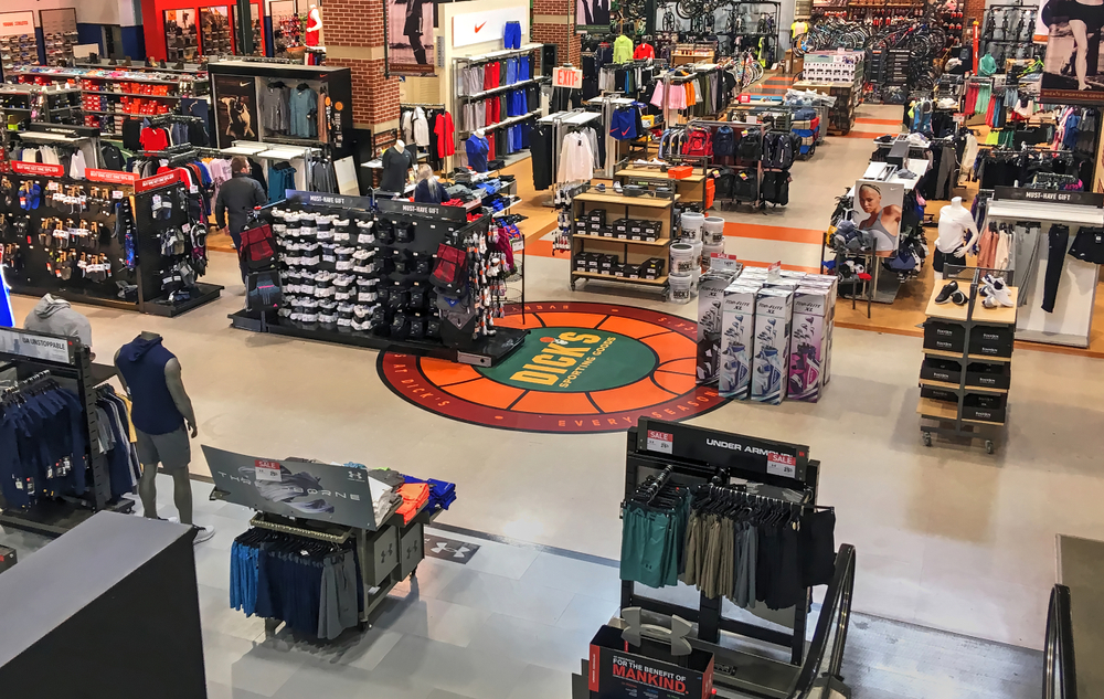 Dick's Sporting Goods stores continue to fulfill 90% of total sales