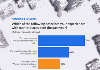 Chart - Which of the following describes your experiences with marketplaces over the past year?