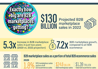 B2B marketplaces infographic