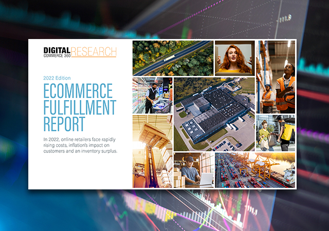 Report cover - 2022 Ecommerce Fulfillment Report