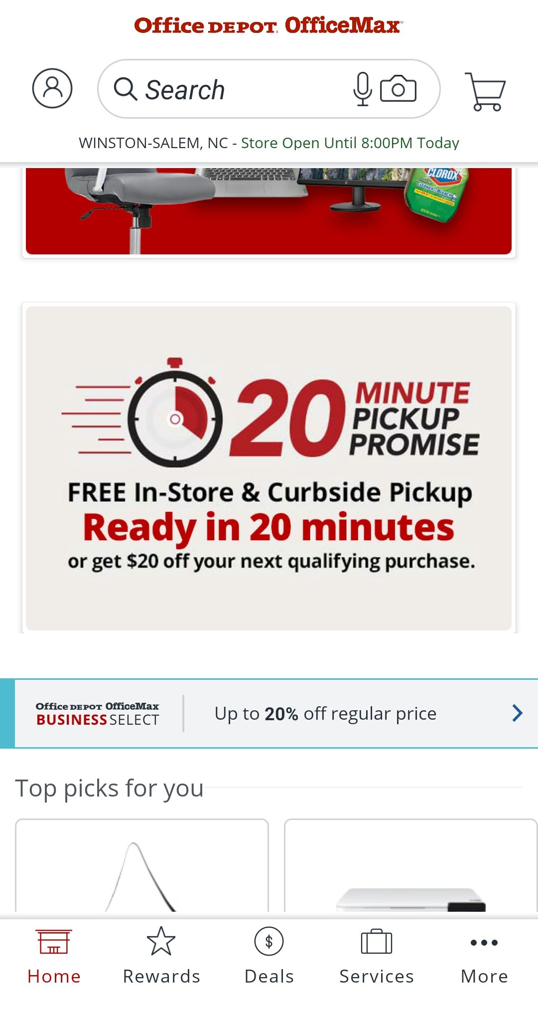 Office clearance depot discount