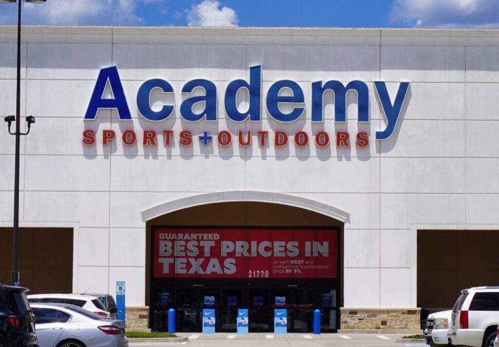 Academy Outdoor & Sports ecommerce