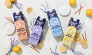 Cleancult's products are packaged and shipped without plastic.