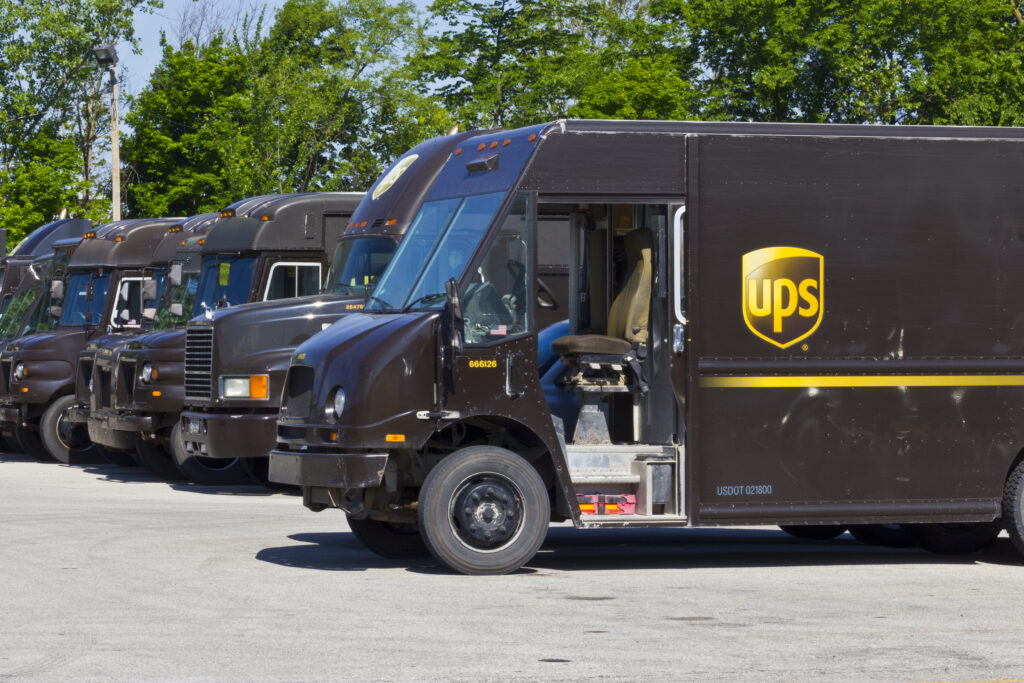UPS demand is down
