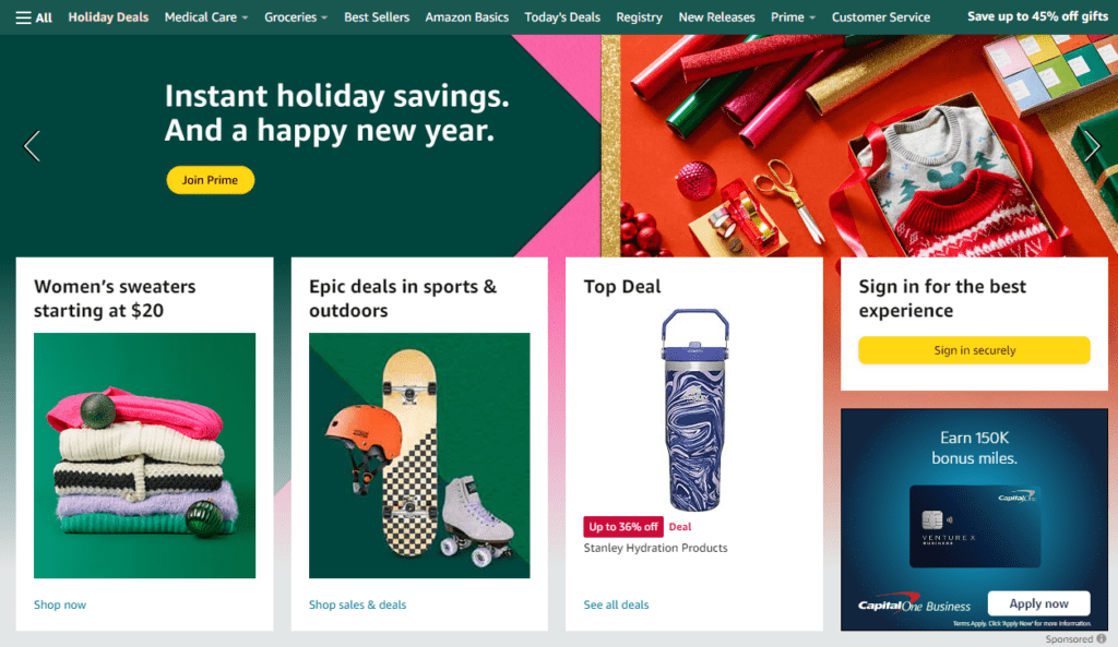 Amazon borse black friday deals