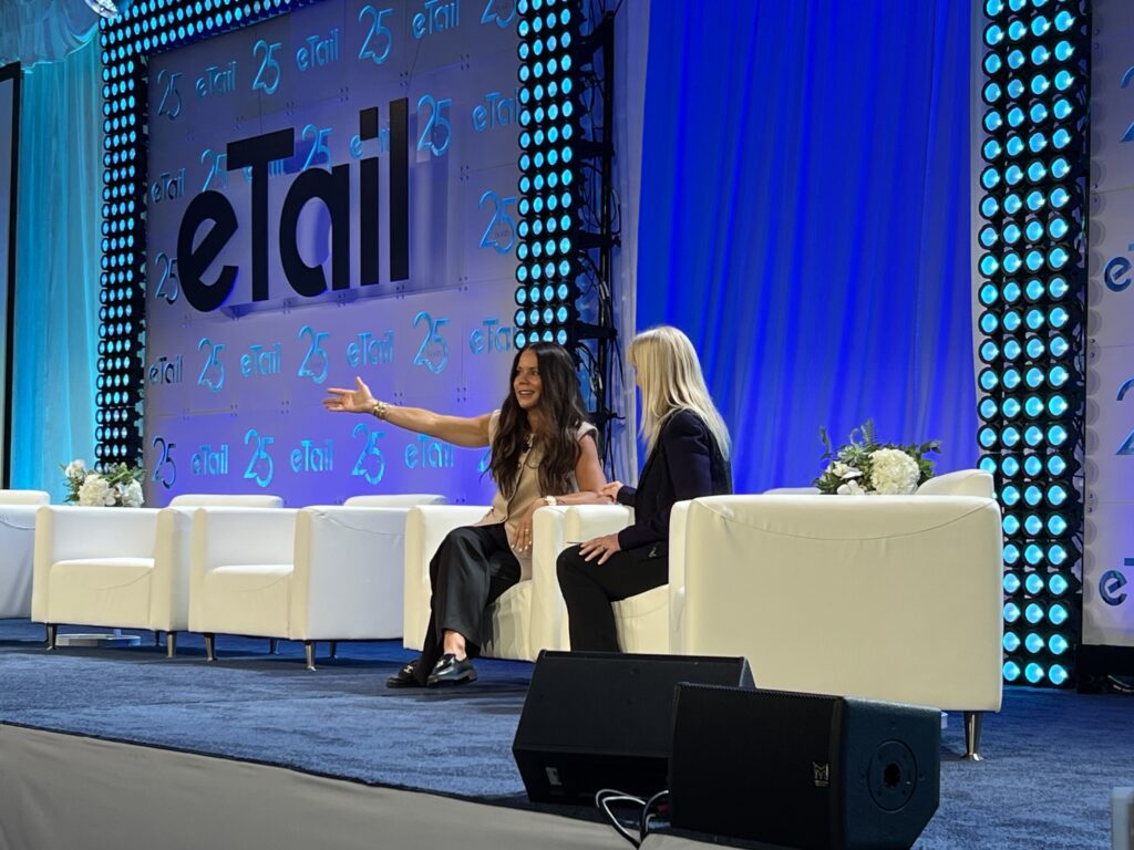 In February, at eTail West in Palm Springs, California, Kristin Shane announces she will soon step into a new role. | Photo credit: Digital Commerce 360