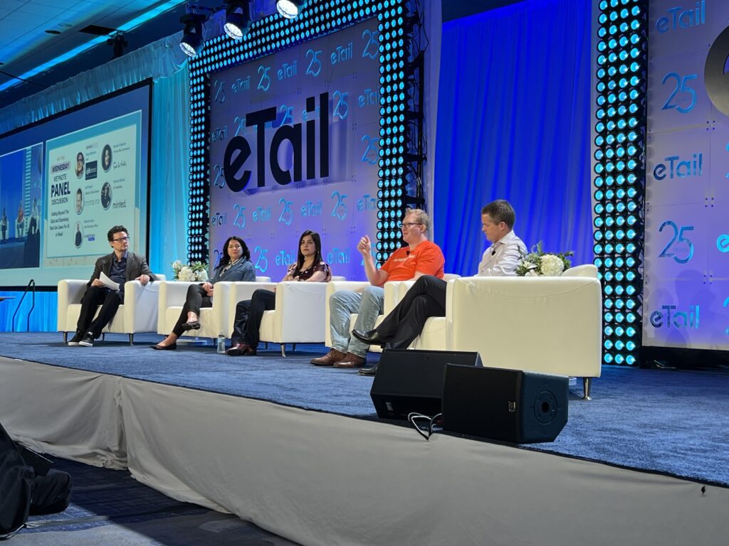 how retailers are using AI, described at eTail West