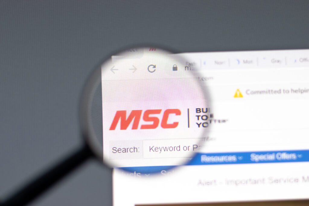 MSC Industrial ecommerce sales