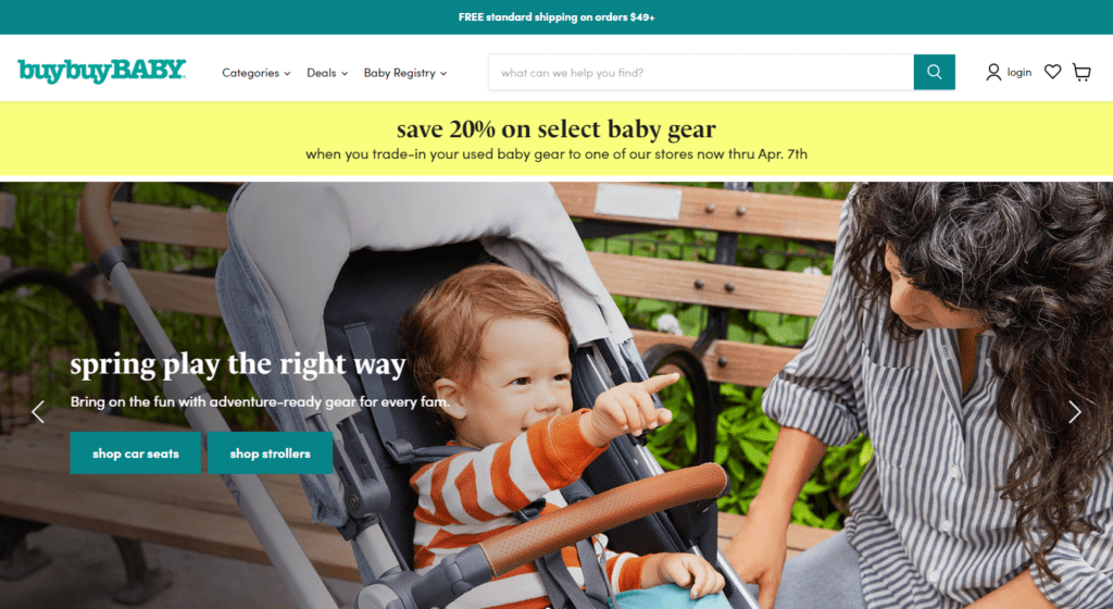 The Buybuy Baby relaunch began just before the Cyber 5 sales period in November 2023, reviving the brand's retail presence.