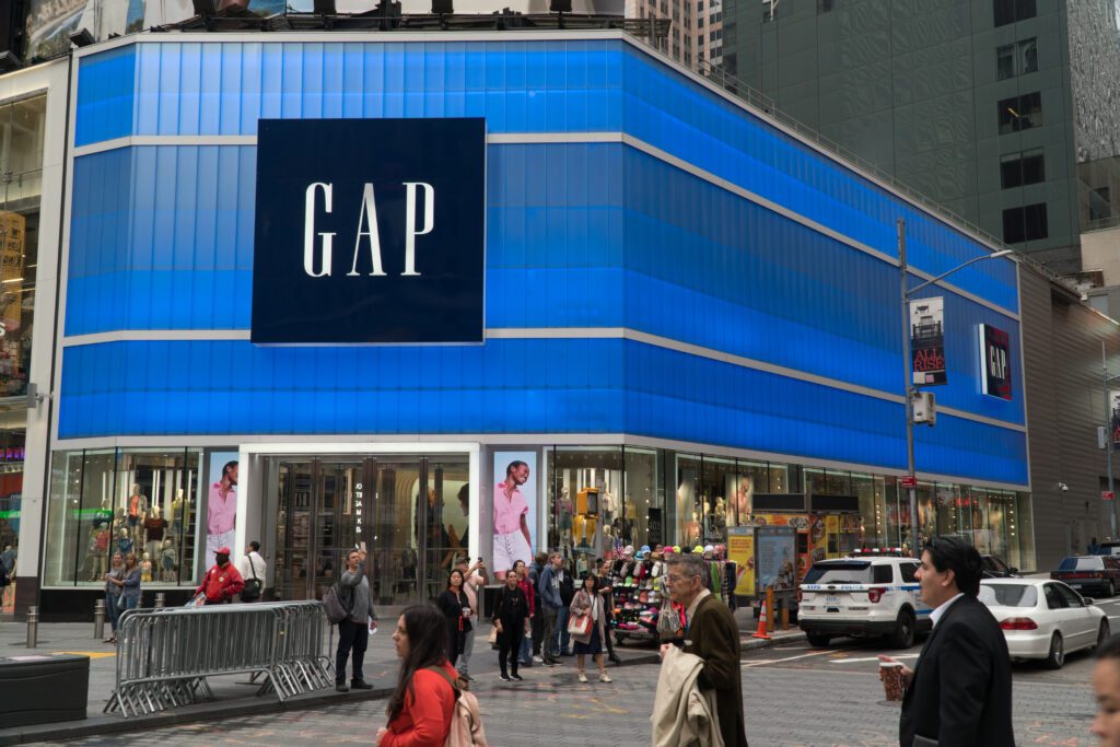 Ecommerce earnings, The Gap