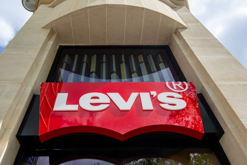 Levi's website sales