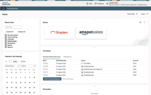OracleNetSuite_SuiteProcurment-dashboard-Amazon Business-Staples