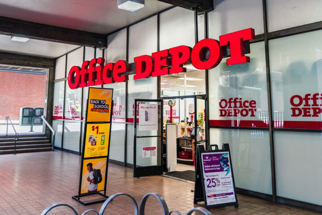 Ecommerce earnings for Office Depot