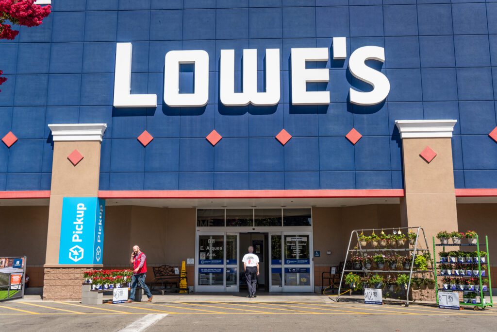Lowe's online sales Q3