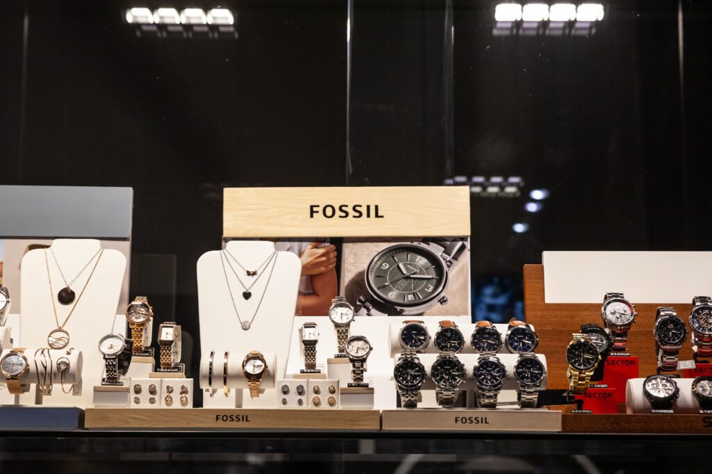 Fossil website adds Buy with Prime