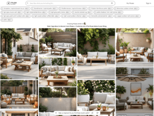 Wayfair's Muse tool search results