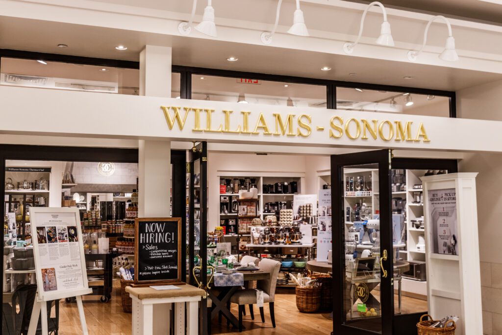 Online furniture sales, Williams-Sonoma