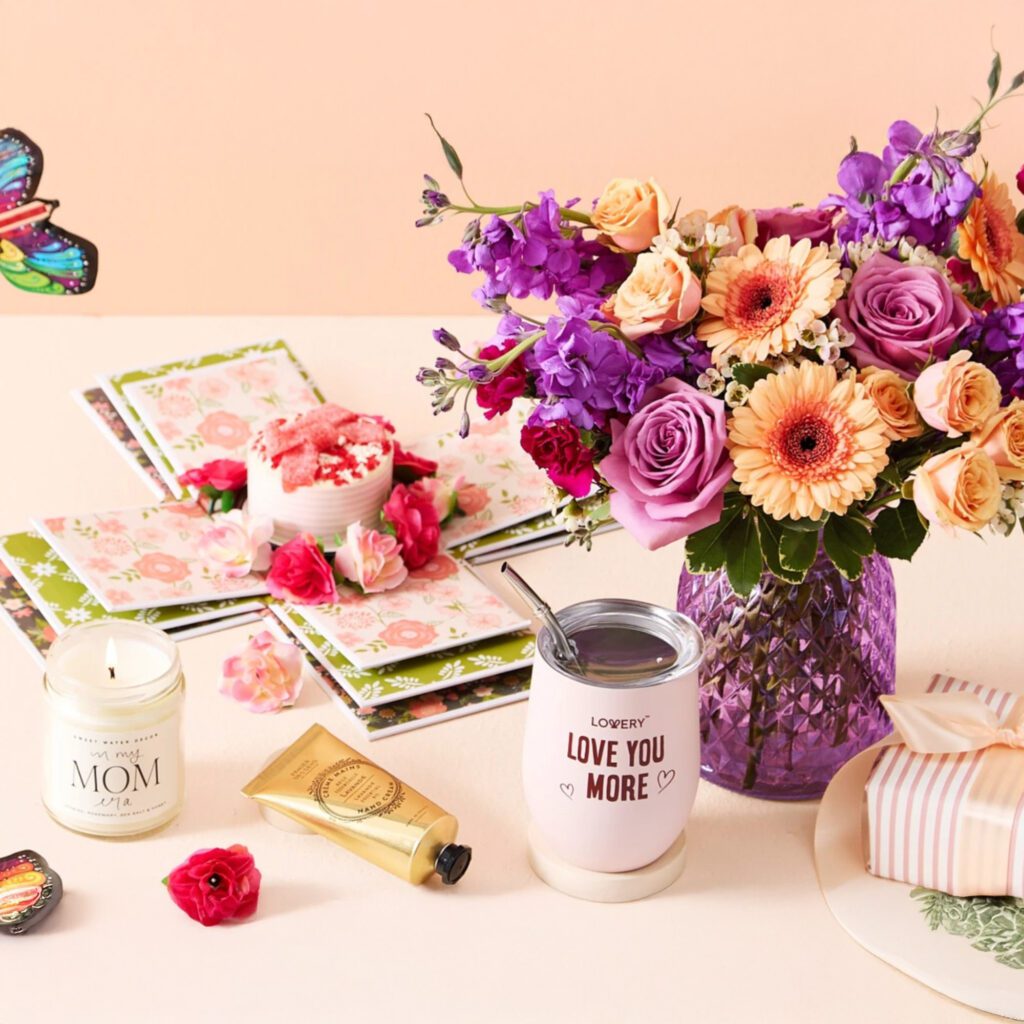 Flowers, Mothers' Day, 1-800-Flowers.com and Uber Eats